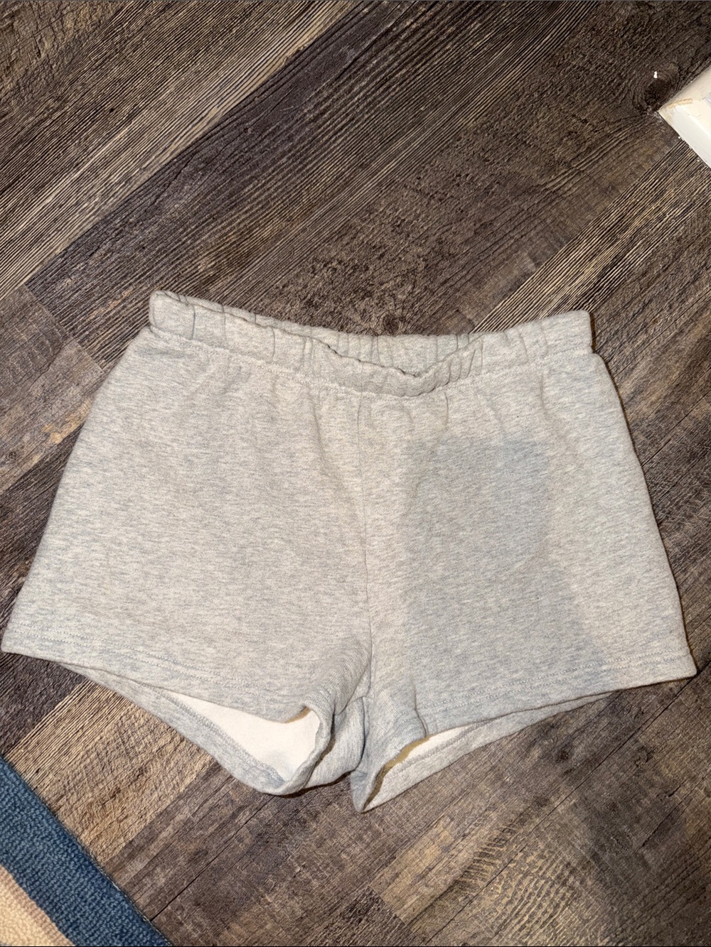 TNA Light Heather Gray Athletic Lounge Shorts